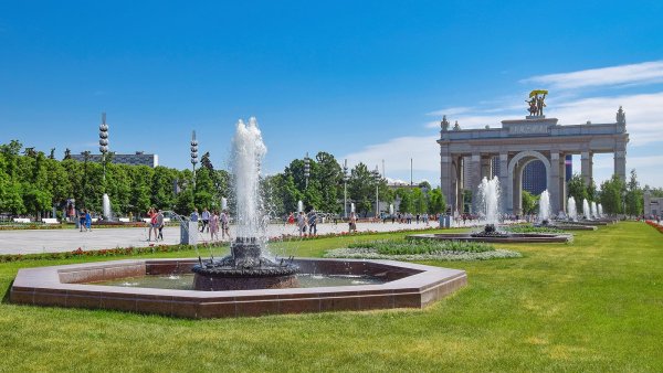 Логотип ВДНХ вектор