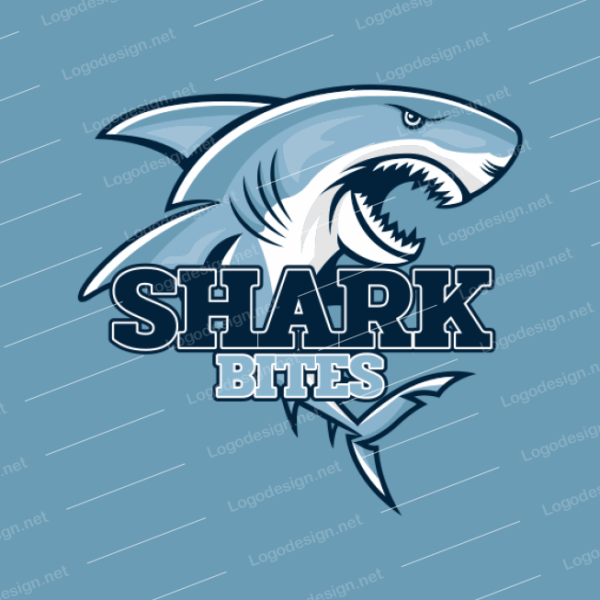 Красивая надпись Shark