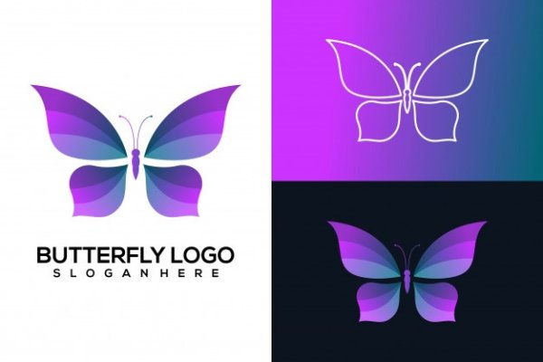 Джентельменская бабочка лого