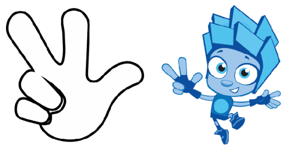 Фиксики пальцы