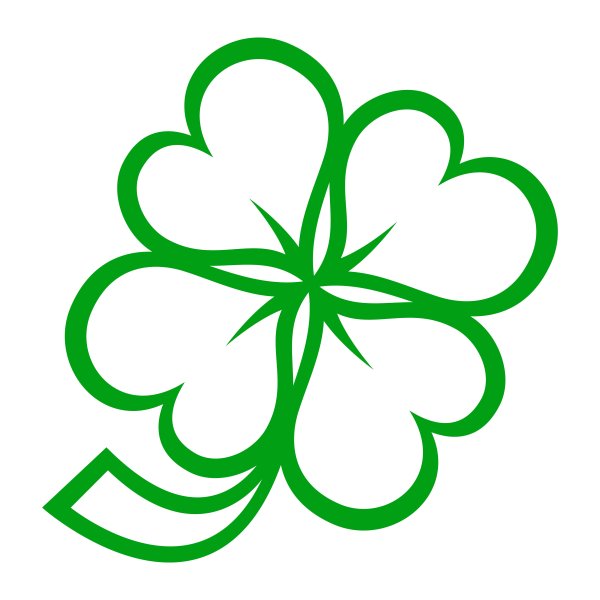 Чёрный Клевер пятилистный Клевер