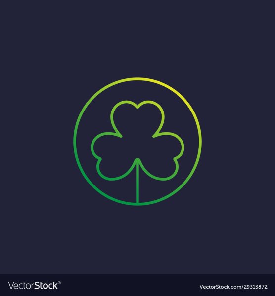 Логотип Клевер четырехлистный