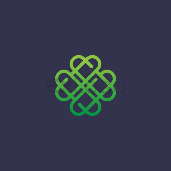 Значок трилистника на упаковке