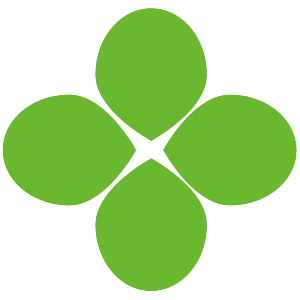 Наклейка Клевер четырехлистный