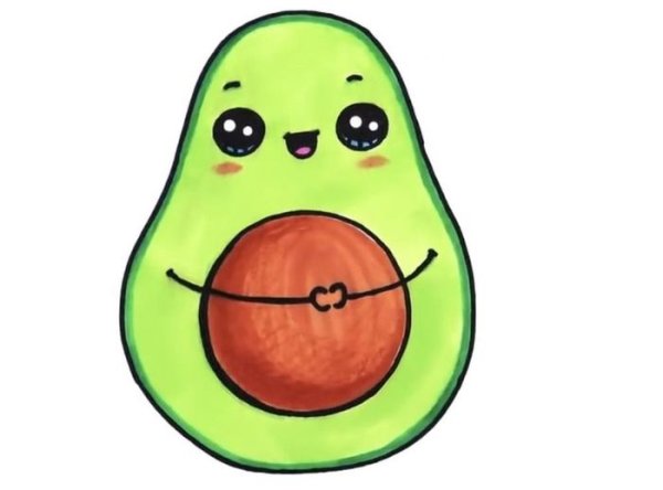 Кавайные рисунки для срисовки лёгкие