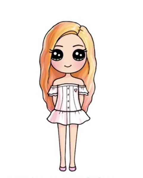 Мультяшные простые девочки