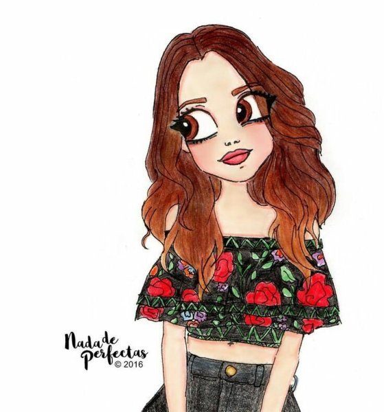 Милые мультяшные девочки