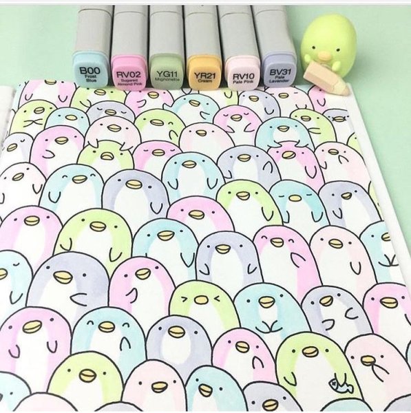 Милые классные рисуночки фломастерами