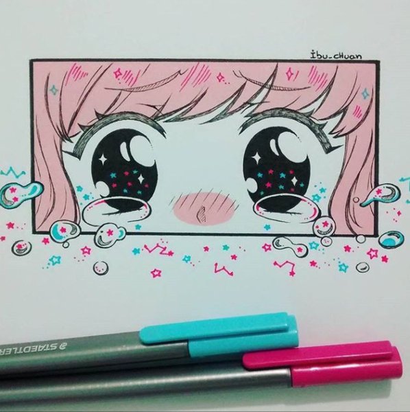 Идеи для рисования фломастерами милые