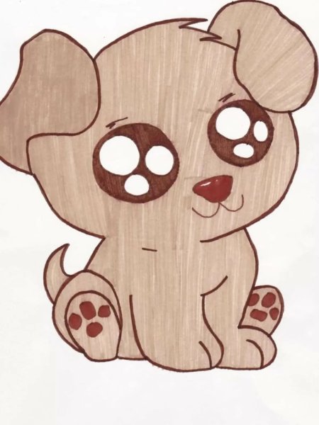 няшный щенок