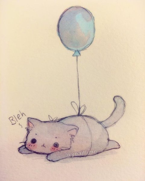 котик и шарик