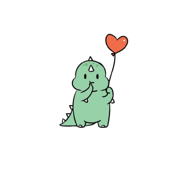 Динозаврик Минимализм