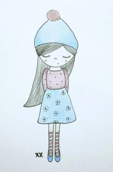 Лёгкие рисунки для срисрвки