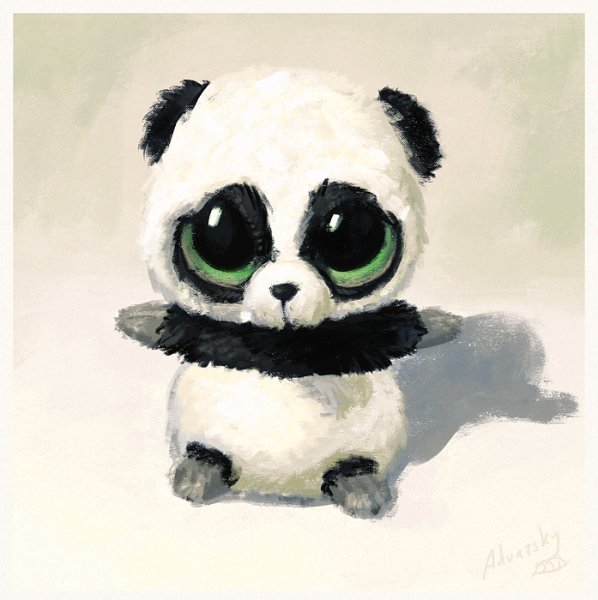 Панда с милыми глазками