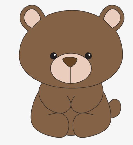 Медвежонок мультяшный