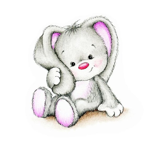 Милый зайчик для детей