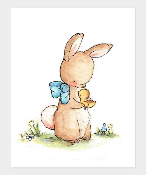 Милые зайцы рисунки