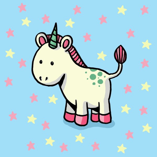 Единорог мультяшный