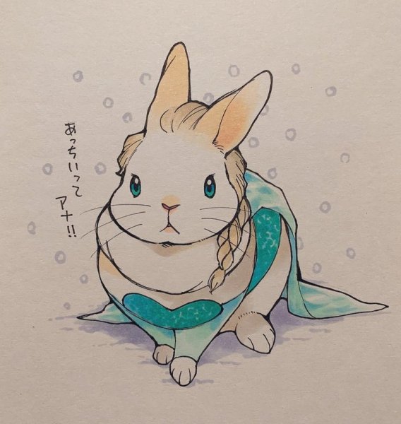Кролики арты милые