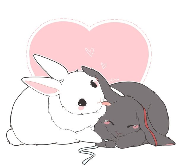 Милый кролик арт