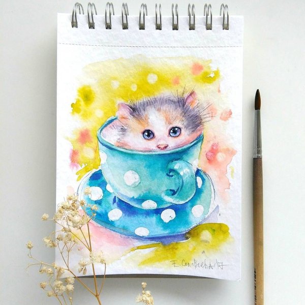 Евгения Соловьева акварель