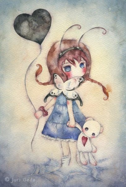 Милые рисунки акварелью