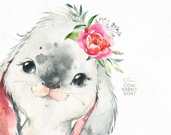 Акварельные зверята