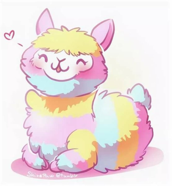 Лама альпака аниме