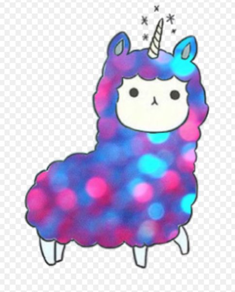 Каваи Юникорн лама