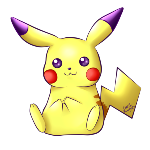 Аниме покемоны Пикачу для срисовки