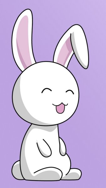 Рисунок кролика для срисовки