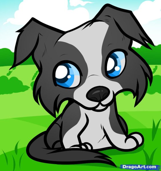 Милые мультяшные собаки