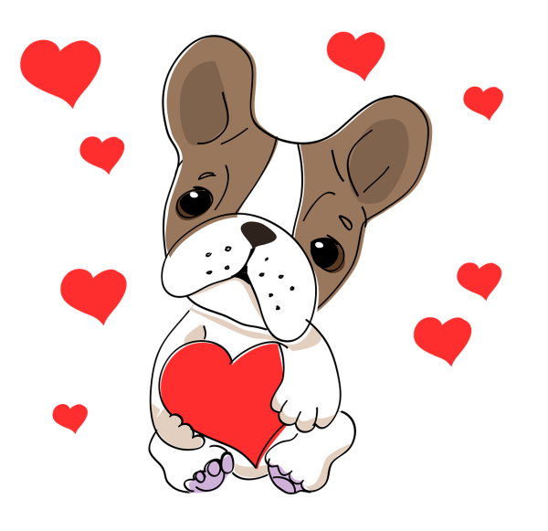 Зверюшки с сердечками