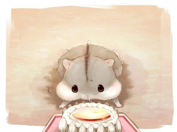 Хомячок арт