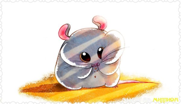 Милые хомячки мультяшные