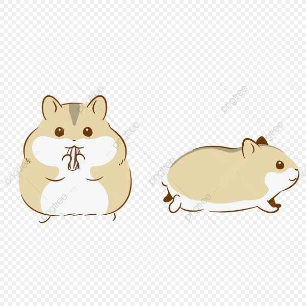 Хомячок мультяшный