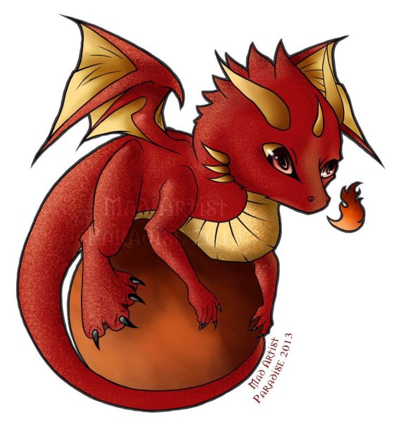 Аниме Чиби дракон