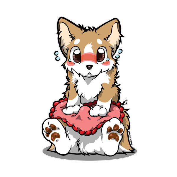 Корги ахегао