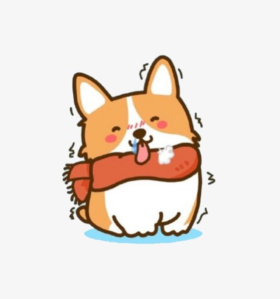 Кавайные рисунки корги