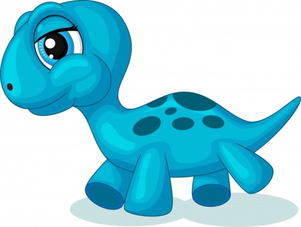 Динозаврики для срисовки легкие