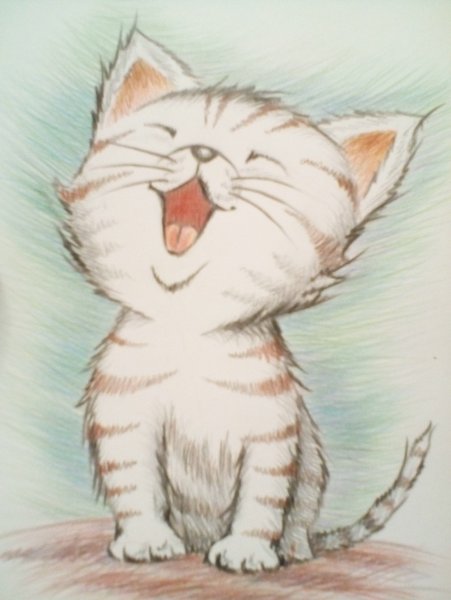 Нарисовать котенка