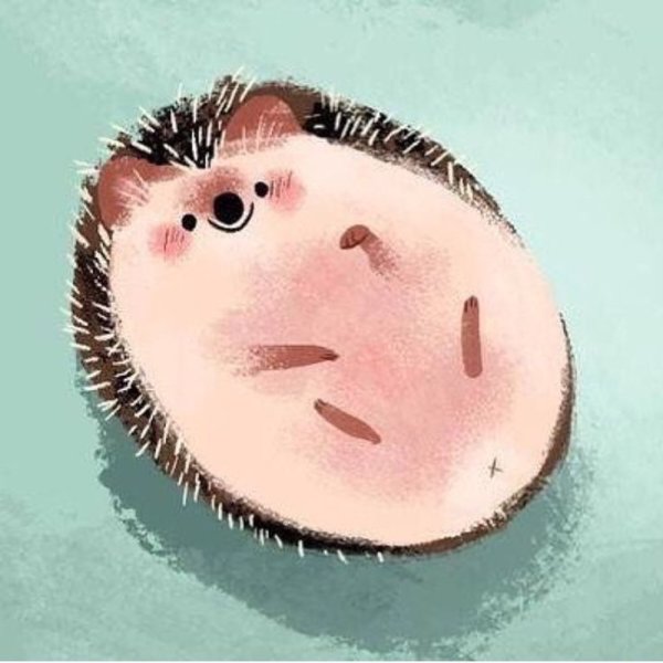 Ежики мультяшные милые