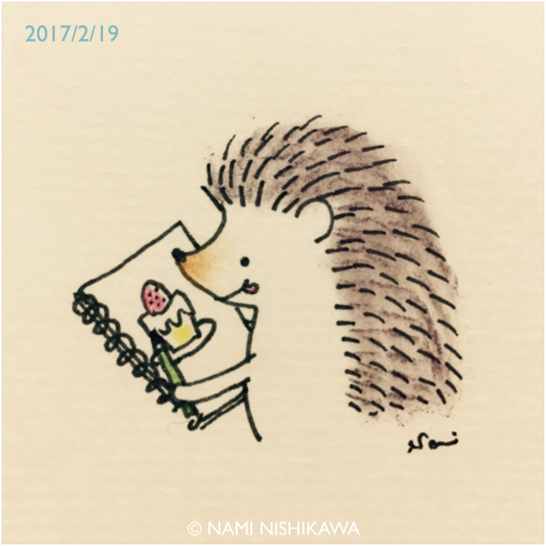 Ёжик для срисовки