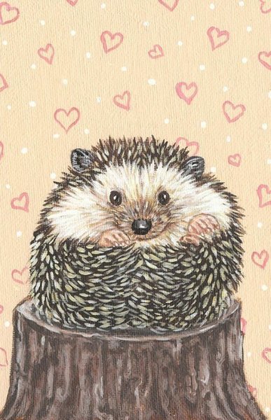 Арты с ежами