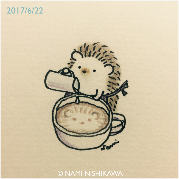 Милый Ёжик нарисованный