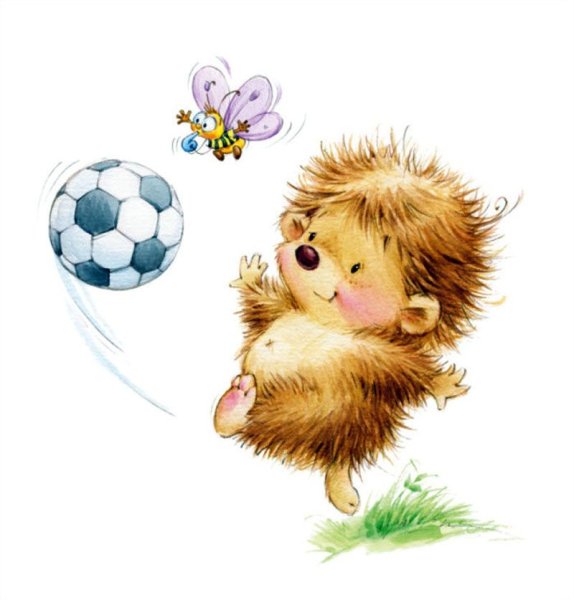 Ежики мультяшные милые