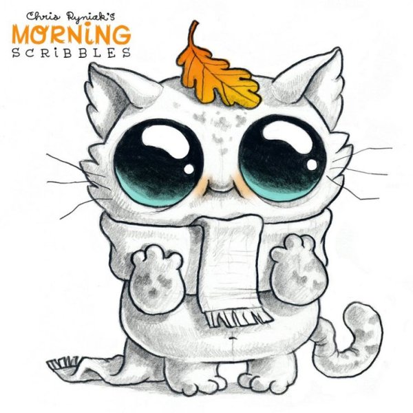 Милые монстрики для срисовки