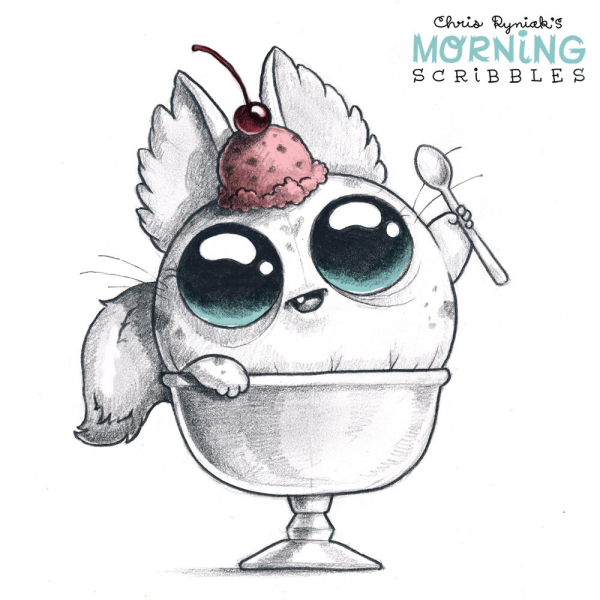 Рисунки для срисовки милые монстрики