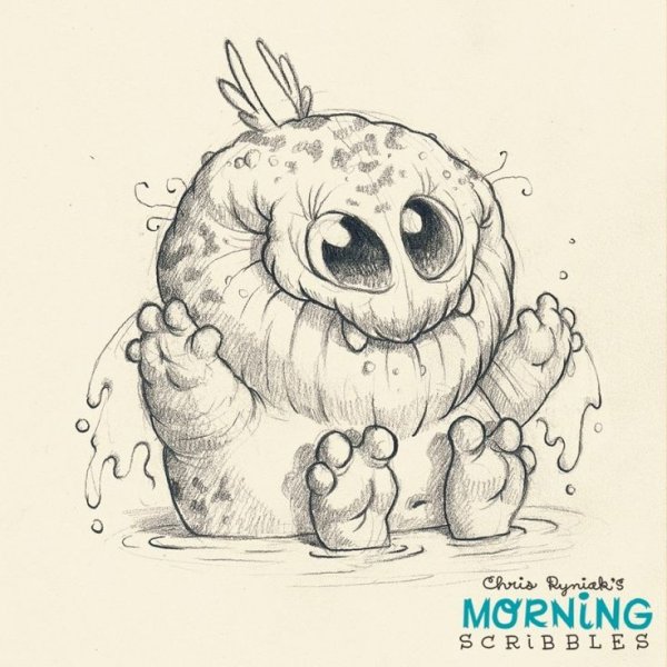 Chris Ryniak рисунки монстриков