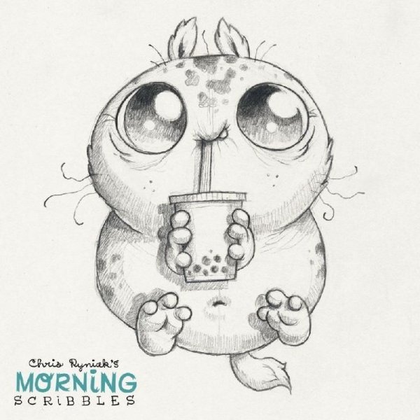 Милые монстрики для срисовки